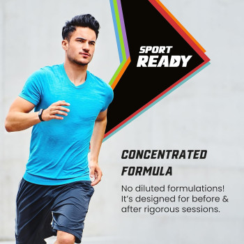 Sport Ready Shower Gel, Gives A Freshness And Energy Boost With A Ginseng Extract Menthol And Magnesium, 150Ml