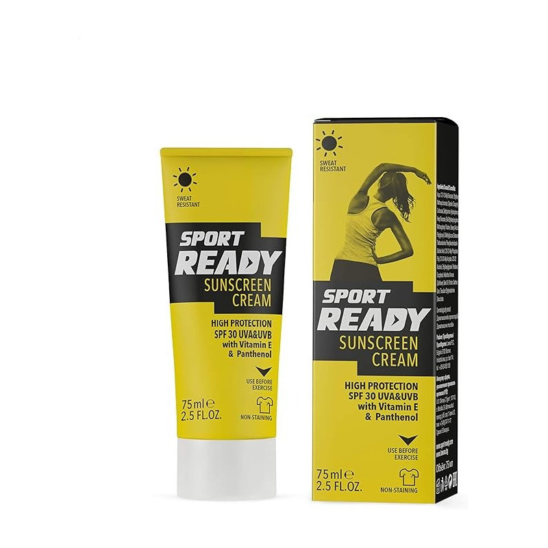 Sport Ready Sunscreen Cream, SPF 30 UVA And UVB Protection, 75Ml