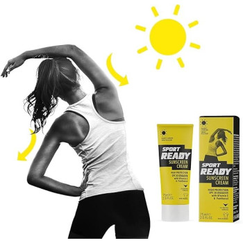 Sport Ready Sunscreen Cream, SPF 30 UVA And UVB Protection, 75Ml