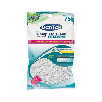 Dentek Complete Clean Y Floss Picks, 75 Count