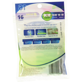 Dentek Easy Brush Fresh Mint Extra Tight Interdental Cleaners, 16 Count