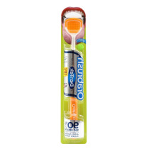 Dentek Orabrush Tongue Cleaner, Orange, Pack Of 1