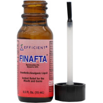 Finafta Anesthetic/Analgisic Liquid For Cankers Sores And Cold Sores, 15Ml
