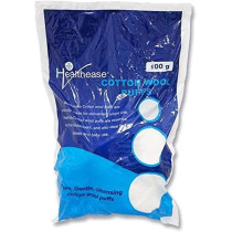 Healthease Cotton Wool Puffs, 100G