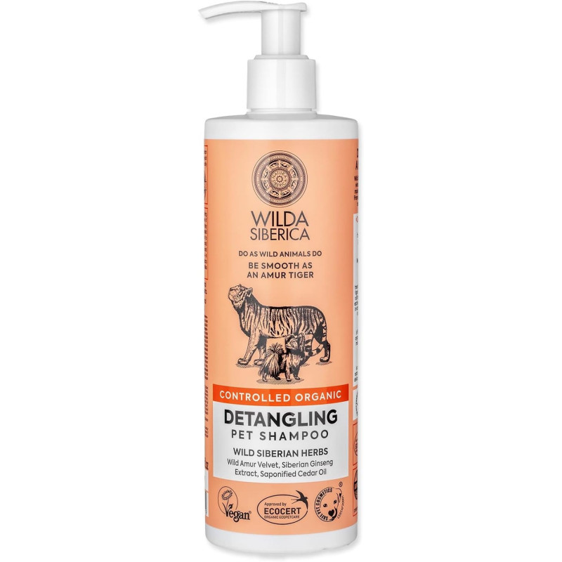 Wilda Siberica Сontrolled Organic Detangling Pet Shampoo, 400 Ml