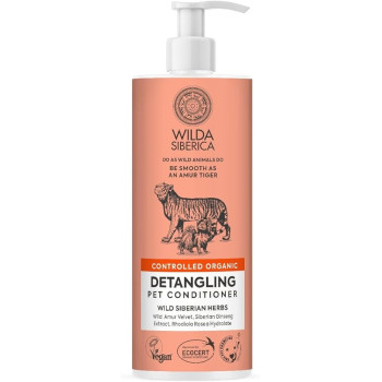 Wilda Siberica Controlled Organic, Natural And Vegan Detangling Pet Conditioner, 400 Ml