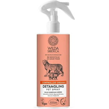 Wilda Siberica Сontrolled Organic, Natural And Vegan Detangling Pet Spray, 250 Ml