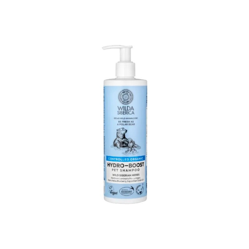 Wilda Siberica Сontrolled Organic Hydro-Boost Pet Shampoo, 400 Ml