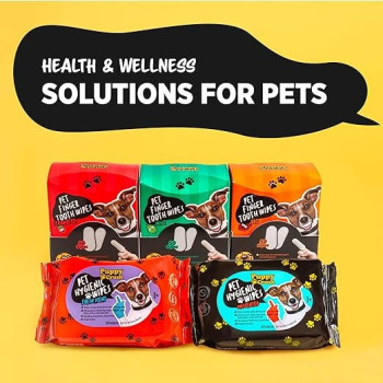 Puppy Crush Pet Hygienic Wipes Fresh Scent, 30Sheets