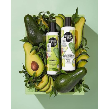 Organic Shop Repairing Conditioner For Damaged Hair Avocado And Olive, 280 Ml