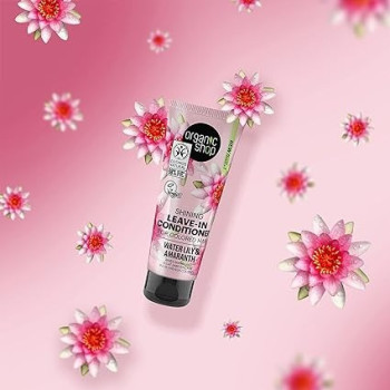 Organic Shop Shining Leave-In Conditioner For Colored Hair Water Lily And Amaranth, 75 Ml