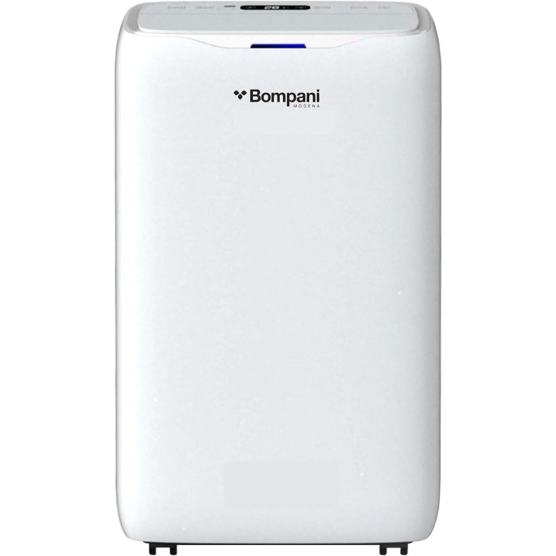 Bompani 16000 BTU Portable Air Conditioner With Overload Protection, Self Diagnosis, Quick Humidity Extraction, Replaceable Air Filter, 24 Hour Timer, BO1600, White, 1 Year Warranty