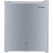 Bompani 64 Litter Single Door Refrigerator, Defrost Fridge Freezer With Smart Sensor And Humidity Control, BR64SLVR, Silver, 1 Year Warranty