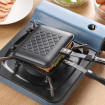 Makingtec Sandwich Maker, Non Stick Grilled Sandwich And Panini Maker Pan With Handle, Stovetop Toasted Sandwich Maker Aluminum Flip Pan For Home Kitchen, 1 Year Warranty