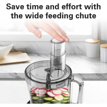 Hamilton Beach Food Processor 1000W, 3.5L Bowl And 11 Attachments, Blender, Citrus Juicer, Grinder Mill, Chopper And More To Knead Dough, Emulsify, French Fry Slice And Grate, FP1012-ME, 1 Year Warranty
