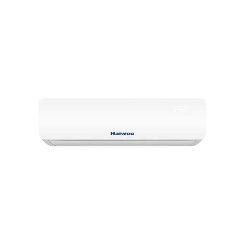 Haiwoo Air Conditioner 1 Ton Capacity 12000 BTU, T1 Highly Efficient Tropical Compressor, Golden Fin To Prevent Corrosion, HSAC-12K-R, White, 1 Year Warranty
