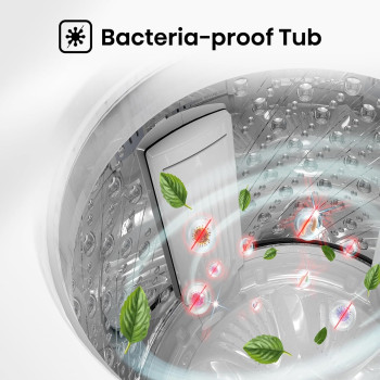 Hisense 10.5Kg Fully Automatic Washer With 10 Water Level Selection, 1200RPM, Smart Fuzzy Logic, Soft Closing Lid, Bubble Clean, Double Water Inlet With Pump, 1 Year Warranty