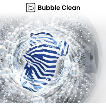 Hisense 10.5Kg Fully Automatic Washer With 10 Water Level Selection, 1200RPM, Smart Fuzzy Logic, Soft Closing Lid, Bubble Clean, Double Water Inlet With Pump, 1 Year Warranty