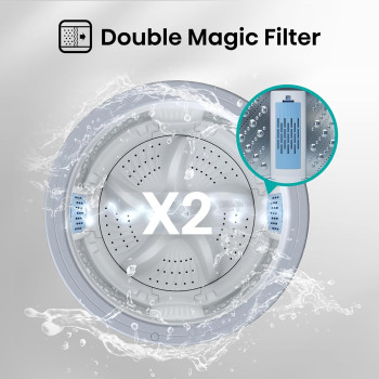 Hisense 10.5Kg Fully Automatic Washer With 10 Water Level Selection, 1200RPM, Smart Fuzzy Logic, Soft Closing Lid, Bubble Clean, Double Water Inlet With Pump, 1 Year Warranty