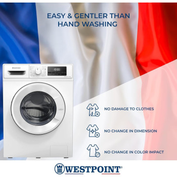 Westpoint 6Kg Front Load Washing Machine, 1000 RPM With 16 Washing Programs And Quick Wash In 15 Minutes, White, WMT-61022, New Edition, 1 Year Warranty