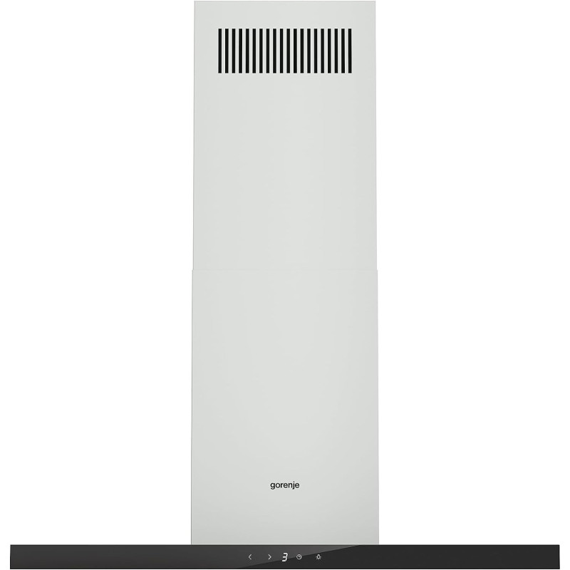 Gorneje 90 Cm T Shape Island Cooker Hood, High Extraction Rate, 4 Speed Fan, Led Light, Super Quiet, IHT943E6XGB, 1 Year Warranty