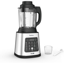 Moulinex Blender, Perfectmix Cook 2 L High Speed Heating Blender Smoothie Maker, Mixer, 1400 W, 10 Automatic Programs, Hot And Cold Recipes, Deep Clean Function, LM835D27, 1 Year Warranty