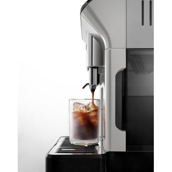 De Longhi Eletta Cold Brew Automatic Coffee Maker With Latte Crema Hot And Cool Technology, Intuitive Colour Display, Cold Extraction Technology, 3.5Inch TFT Display Plus Wi-Fi, ECAM450.65.S, Silver, 1 Year Warranty