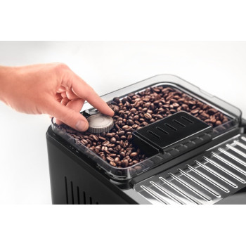 De Longhi Eletta Cold Brew Automatic Coffee Maker With Latte Crema Hot And Cool Technology, Intuitive Colour Display, Cold Extraction Technology, 3.5Inch TFT Display Plus Wi-Fi, ECAM450.65.S, Silver, 1 Year Warranty