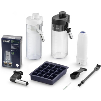 De Longhi Eletta Cold Brew Automatic Coffee Maker With Latte Crema Hot And Cool Technology, Intuitive Colour Display, Cold Extraction Technology, 3.5Inch TFT Display Plus Wi-Fi, ECAM450.65.S, Silver, 1 Year Warranty