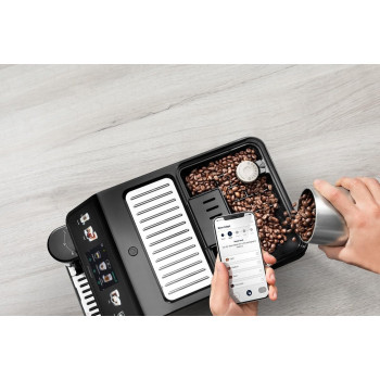 De Longhi Eletta Cold Brew Automatic Coffee Maker With Latte Crema Hot And Cool Technology, Intuitive Colour Display, Cold Extraction Technology, 3.5Inch TFT Display Plus Wi-Fi, ECAM450.65.S, Silver, 1 Year Warranty