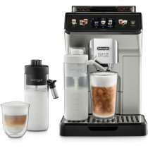 De Longhi Eletta Cold Brew Automatic Coffee Maker With Latte Crema Hot And Cool Technology, Intuitive Colour Display, Cold Extraction Technology, 3.5Inch TFT Display Plus Wi-Fi, ECAM450.65.S, Silver, 1 Year Warranty