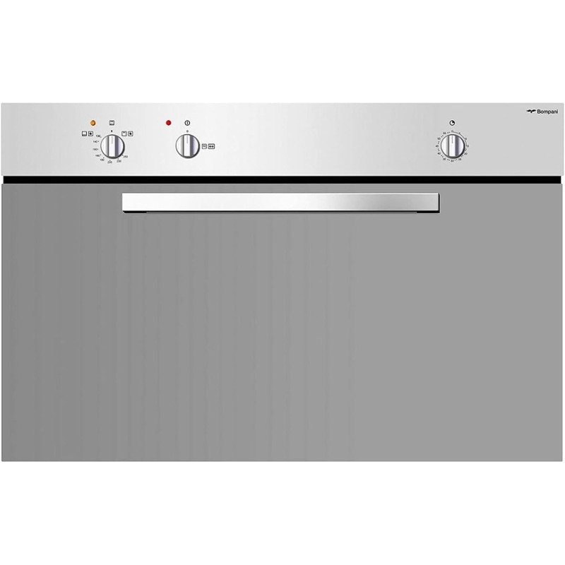 Bompani Built In Gas Oven With Gas Grill, 90 cm Size, Stainless Steel, 1 Year Warranty