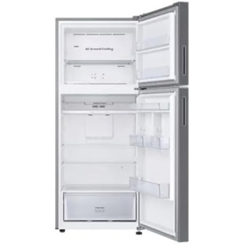 Samsung Top Mount Freezer Refrigerators With Optimal Fresh 388 Liters, RT38CG6404S9AE, Silver, 1 Year Warranty