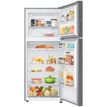 Samsung Top Mount Freezer Refrigerators With Optimal Fresh 388 Liters, RT38CG6404S9AE, Silver, 1 Year Warranty