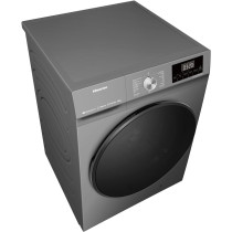 Hisense 10 Kg Front Load Washing Machine With Inverter Motor, Smart Wifi Connectivity, 1400 RPM, Titanium Grey, WFQA1014EVJMWT, 1 Year Warranty
