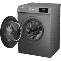 Hisense 10 Kg Front Load Washing Machine With Inverter Motor, Smart Wifi Connectivity, 1400 RPM, Titanium Grey, WFQA1014EVJMWT, 1 Year Warranty