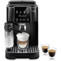 De Longhi Magnifica Start ECAM220.60.B Fully Automatic Bean To Cup Coffee Machine, 4 One Touch Recipes, Auto Milk, Soft Touch Control Panel, 1450W, Black, 1 Year Warranty