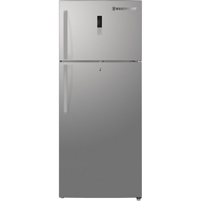 Westpoint 700 Liters Double Door Refrigerator, Frost Free, 2 Vegetable Drawers, Fresh Zone Compartment, Twister For Ice Cubes, Stainless Steel, WNN-7023EIV, Silver, 1 Year Warranty
