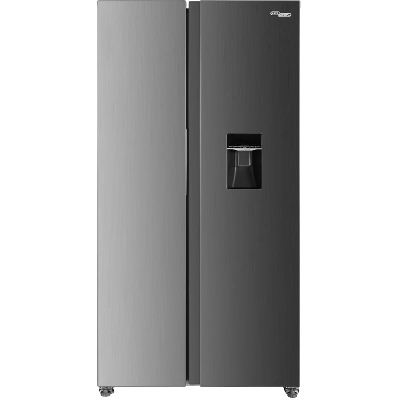 Super General 880 Liters Gross Side By Side Refrigerator, Freezer, No Frost, LED Light, Inox, SGR-880SBS, Silver, 1 Year Warranty
