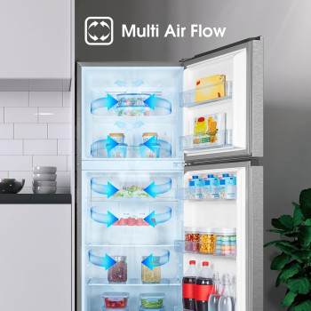 Hisense RT418N4ASUI, 418 Litres Top Mount Refrigerator With Inverter Compressor, No Frost Technology, Twist Ice Maker, 1 Year Warranty