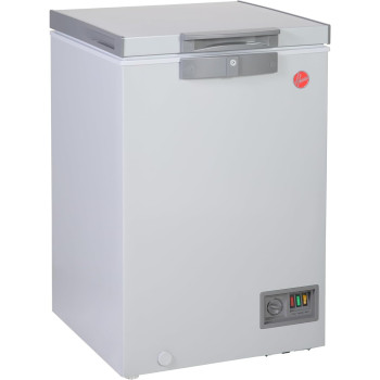 Hoover 133L Single Door Low Frost Chest Freezer Convertible Temp, LED Lighting, Grey Finish, HCF-K133-GR, 1 Year Warranty