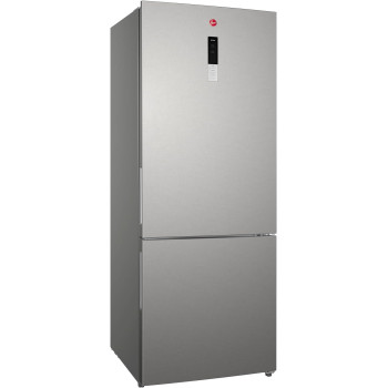 Hoover 575 Liters Bottom Mount Dual Inverter Refrigerator With LED Display With Touch Control, No Frost Design, Twisted Ice Maker, Vacation Mode, HBR-M575-S, Silver, 1 Year Warranty