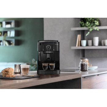 De Longhi Magnifica S Automatic Coffee Machine, Bean To Cup Espresso Machine With 5 One Touch Recipes, Black, ECAM12.121.B, 1 Year Warranty