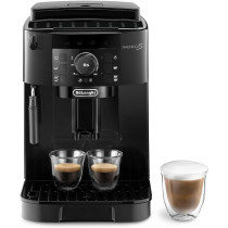 De Longhi Magnifica S Automatic Coffee Machine, Bean To Cup Espresso Machine With 5 One Touch Recipes, Black, ECAM12.121.B, 1 Year Warranty