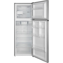 Haiwoo 455Liters Double Door Top Mount Refrigerator, Multi Air Flow No Frost Fridge And Freezer With And Interior LED Light And HRT455FCS, Titanium Silver, 1 Year Warranty
