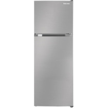 Haiwoo 455Liters Double Door Top Mount Refrigerator, Multi Air Flow No Frost Fridge And Freezer With And Interior LED Light And HRT455FCS, Titanium Silver, 1 Year Warranty