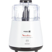 Moulinex Vegetable Chopper, 4 In 1 La Moulinette Chopper, 1000W, 500 ml, White, DPA144, 1 Year Warranty