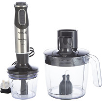 Moulinex Hand Blender, Quickchef Hand Stick Blender, 1000 W, 3 Liter Food Proceesor Plus 500 ml Chopper, DD65J827, 1 Year Warranty