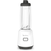 Moulinex Mix And Move Mini Blender Mixer, 2 To Go Bottles In Premium Tritan, Space Saving Compact Design, Easy Cleaning Removable Blades, 300 W, Easy And Ergonomic Single Button Control, LM15F127, 1 Year Warranty