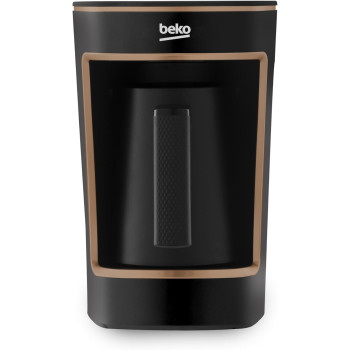 Beko Turkish Coffee Machine, 580 Watts, 5 Cup Capacity, One Touch Control, Foamy Turkish Coffee, Audio Warning System, Cook Sense 2 Technology, TKM2341BC, Black And Copper, 1 Year Warranty